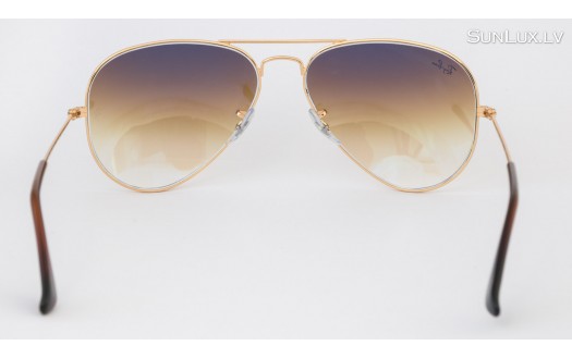 Ray-Ban Aviator Large Metal Gradient Gold (RB3025 001/51 58mm) saules brilles